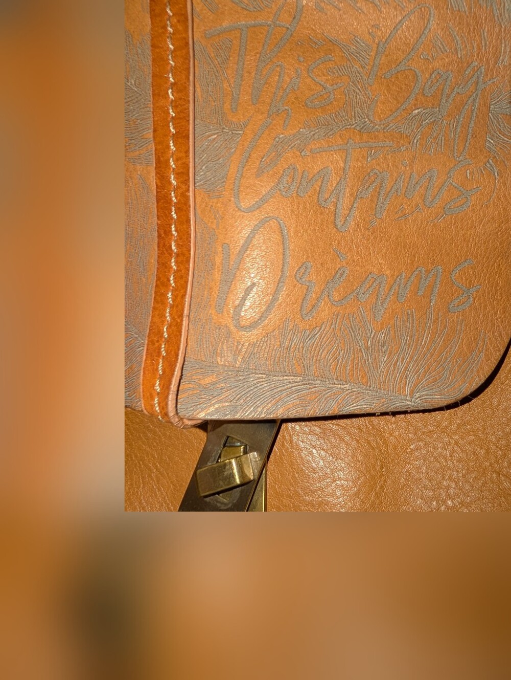 Velez  Italian Leather Crossbody Bag - THIS BAG CONTAINS DREAMS